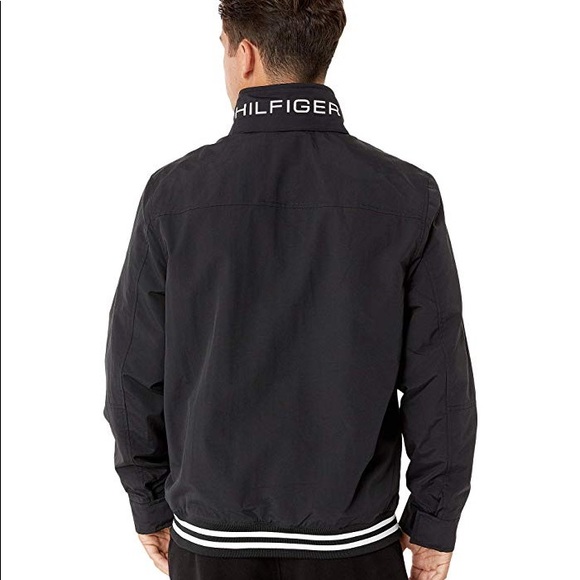Tommy Hilfiger regatta jacket black size medium - Picture 2 of 6